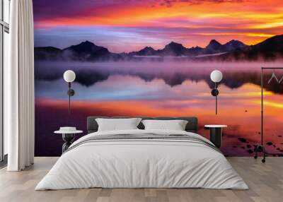 Lake McDonald near Apgar Wall mural