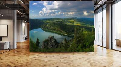 Lac Blanc, Balade sur les cretes des vosges Wall mural