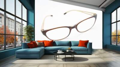 Female Eyeglasses Eye wear on white background Wall mural