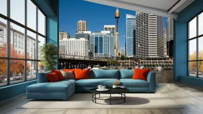 Darling Harbour Scene Wall mural