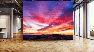 Arizona sunset Wall mural