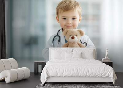 Generate a list of questions parents should ask before buying child insurance for illness protection Wall mural