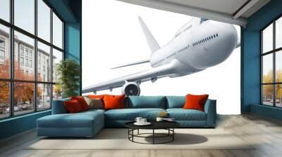 Airplane isolated Wall mural