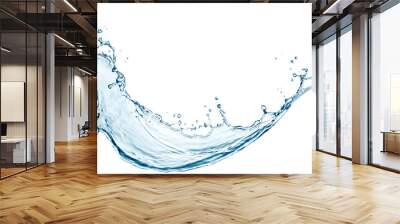 Blue water splash Wall mural