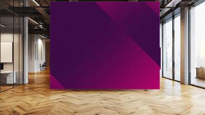 Abstract background pink and purple gradient diagonal stripes line Wall mural