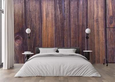 Beautiful natural wooden texture, vertical lines  Wall mural