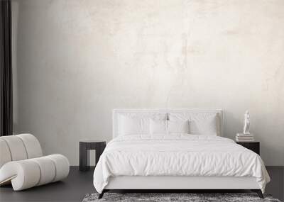 Cream concreted wall for interiors texture background. Wall mural