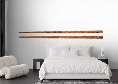 Wooden chopsticks transparent png Wall mural