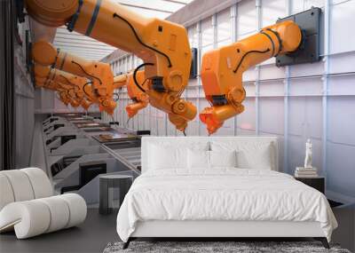 Automation industry concept Wall mural