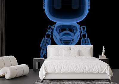 X-ray robotic assistant or artificial intelligence robot Wall mural