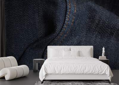 The Denim Fabric Wall mural