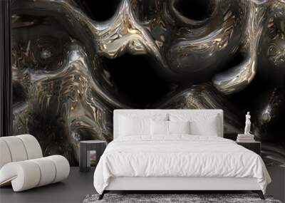 abstract modern metal wallpaper background Wall mural