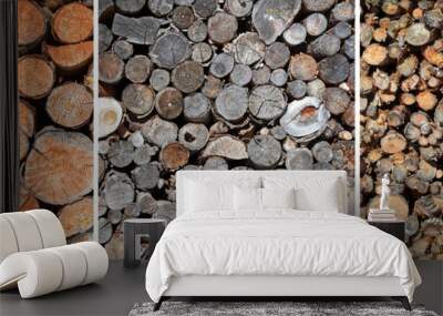 holz, brennholz, energie Wall mural