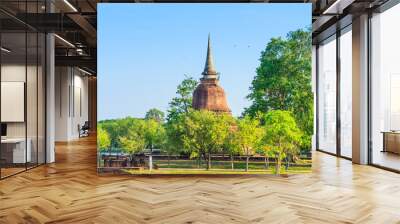 Sukhothai historical park, Thailand Wall mural