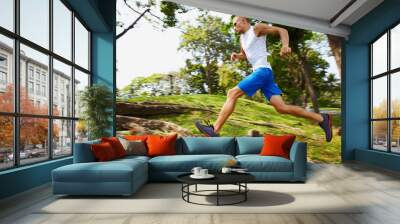 outdoor running c Wall mural