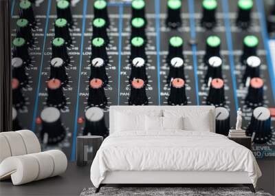 Audio Mixer console Wall mural