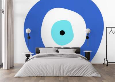 greek evil eye vector - symbol of protection Wall mural