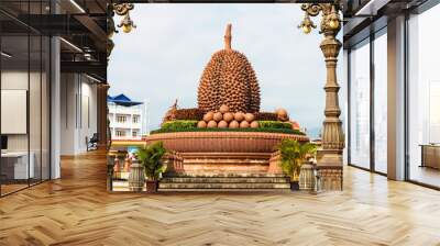 statue of durian in Kampot, Cambodia Wall mural