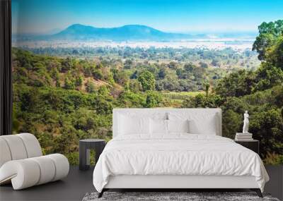 Viewpoint from Kep National Park, Cambodia Wall mural