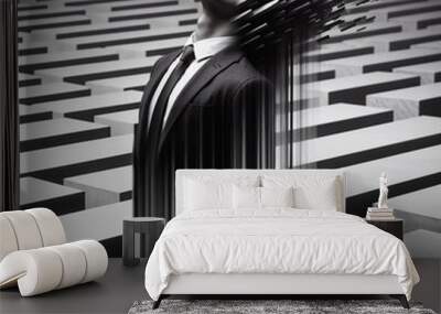 finding a way in the labyrinth of consciousness  Wall mural