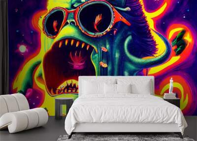 monsters of the rock music Wall mural