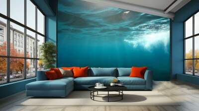 natural underwater background  Wall mural