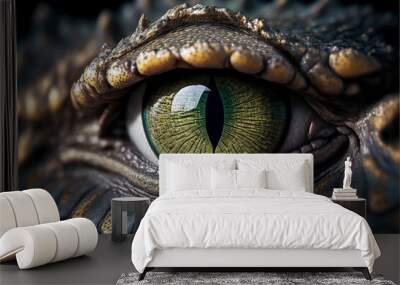 reptile eyes close up Wall mural