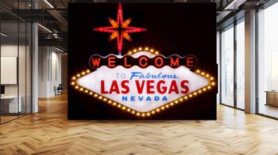 welcome to las vegas sign Wall mural