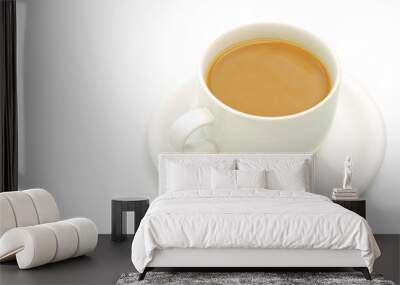 coffee cup isolated on white background Wall mural