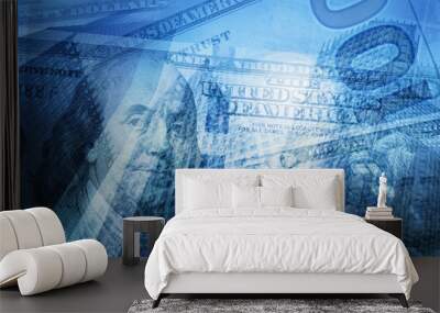 Money, finance, business concept abstract background Wall mural