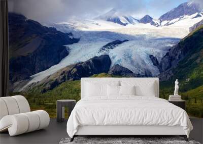 glacier near valdez alaska Wall mural