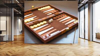 Backgammon Board Grund Aufstellung Wall mural