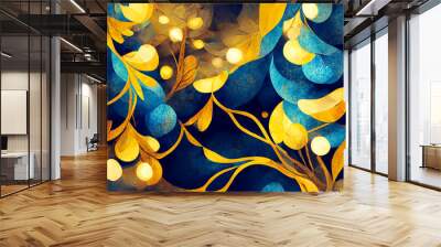 Christmas time. Christmas texture in vintage style. Merry Christmas. Digital art image. Wall mural