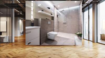 exclusive modern bathroom Wall mural