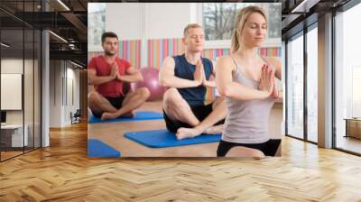 Yoga class Wall mural