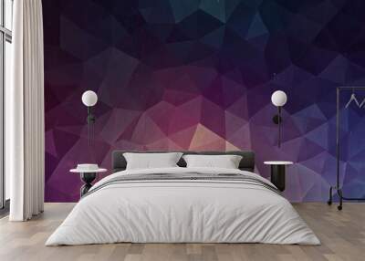 abstract background with triangles Wall mural