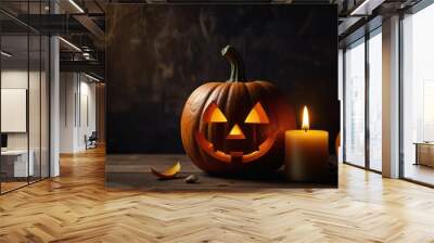 halloween pumpkin Wall mural