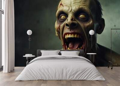 scary halloween vampire Wall mural