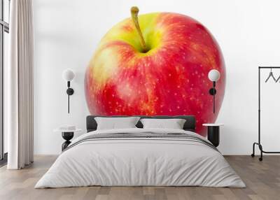 ripe juicy red apple isolated transparent png Wall mural