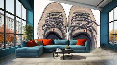 pair of new men's shoes Wall mural