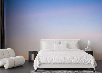 Twilight sky with cloud at sunset Abstract background Wall mural