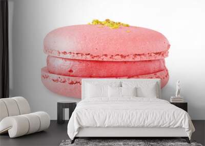 French Macaroon or Macaron Isolated on White, Full Depth of Field  Wall mural