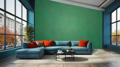 green background Wall mural