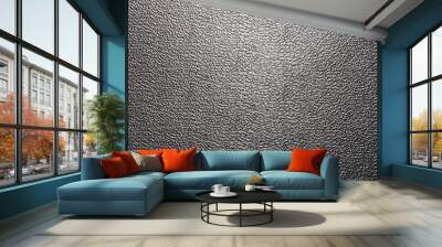 Background texture of a shiny metal sheet Wall mural