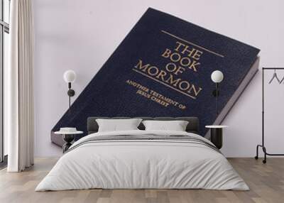 Book of mormon used and read for spiritual inspiration and the affirmation of faith . Wall mural