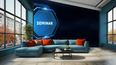 Business, Technology, Internet and network concept. Webinar e-learning. Training concept. Wall mural