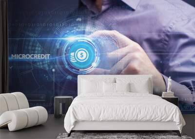 Business, Technology, Internet and network concept. Wall mural