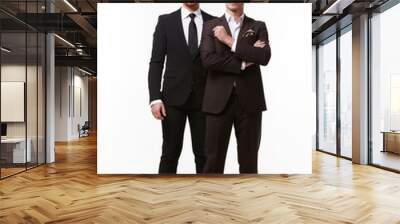 two businessman standing Wall mural