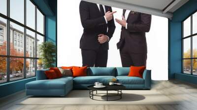 two businessmen in a meeting Wall mural