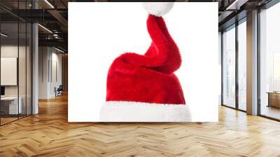 Santa Claus helper hat isolated Wall mural